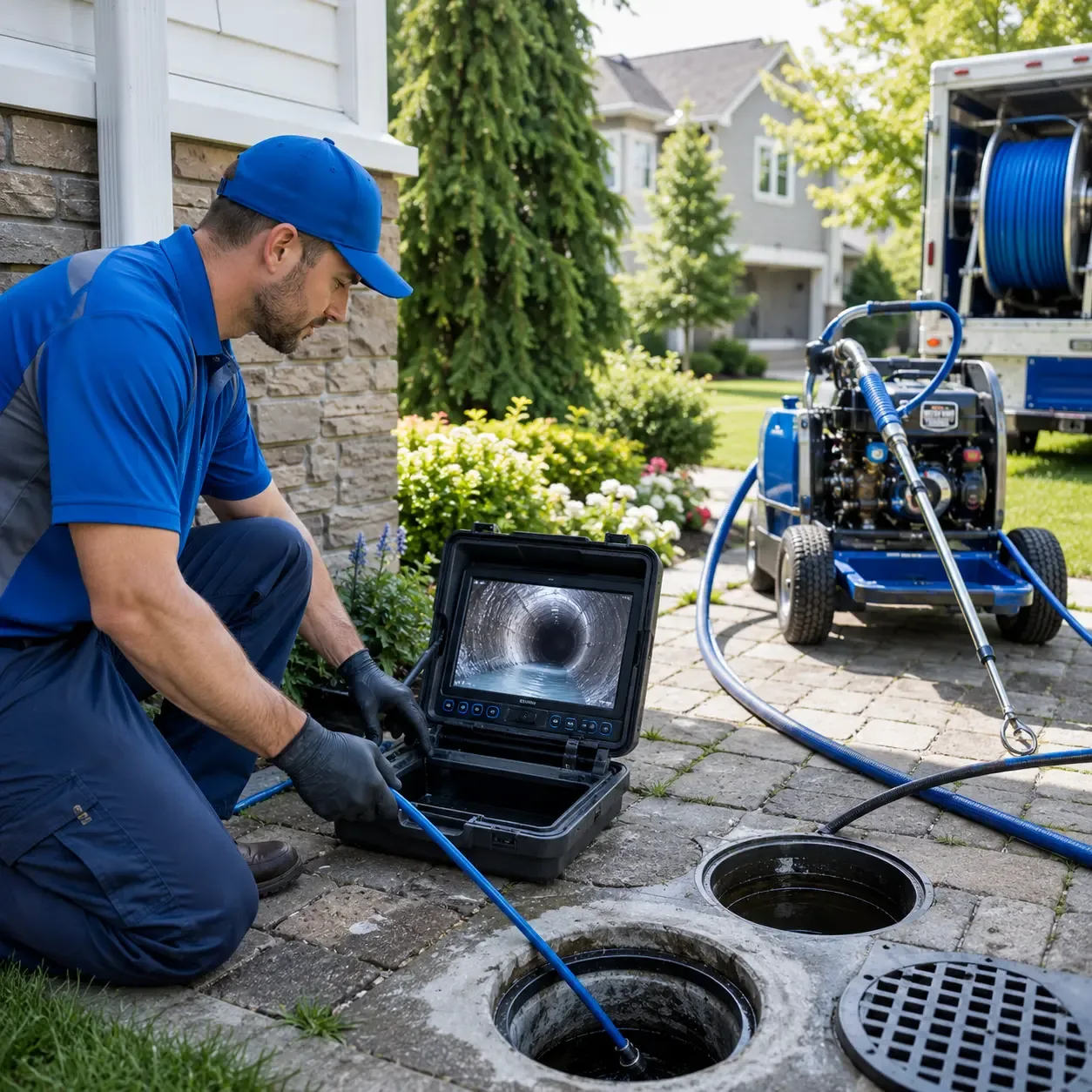 Outdoor drain cleaning professionals serving Maple, TX